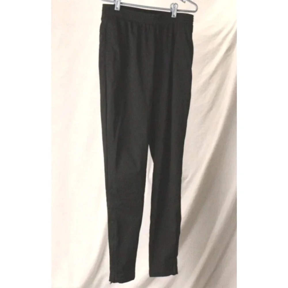 Augusta Track Pants Women Medium Black Excellent‎ Ankle Zip Tapered Joggers